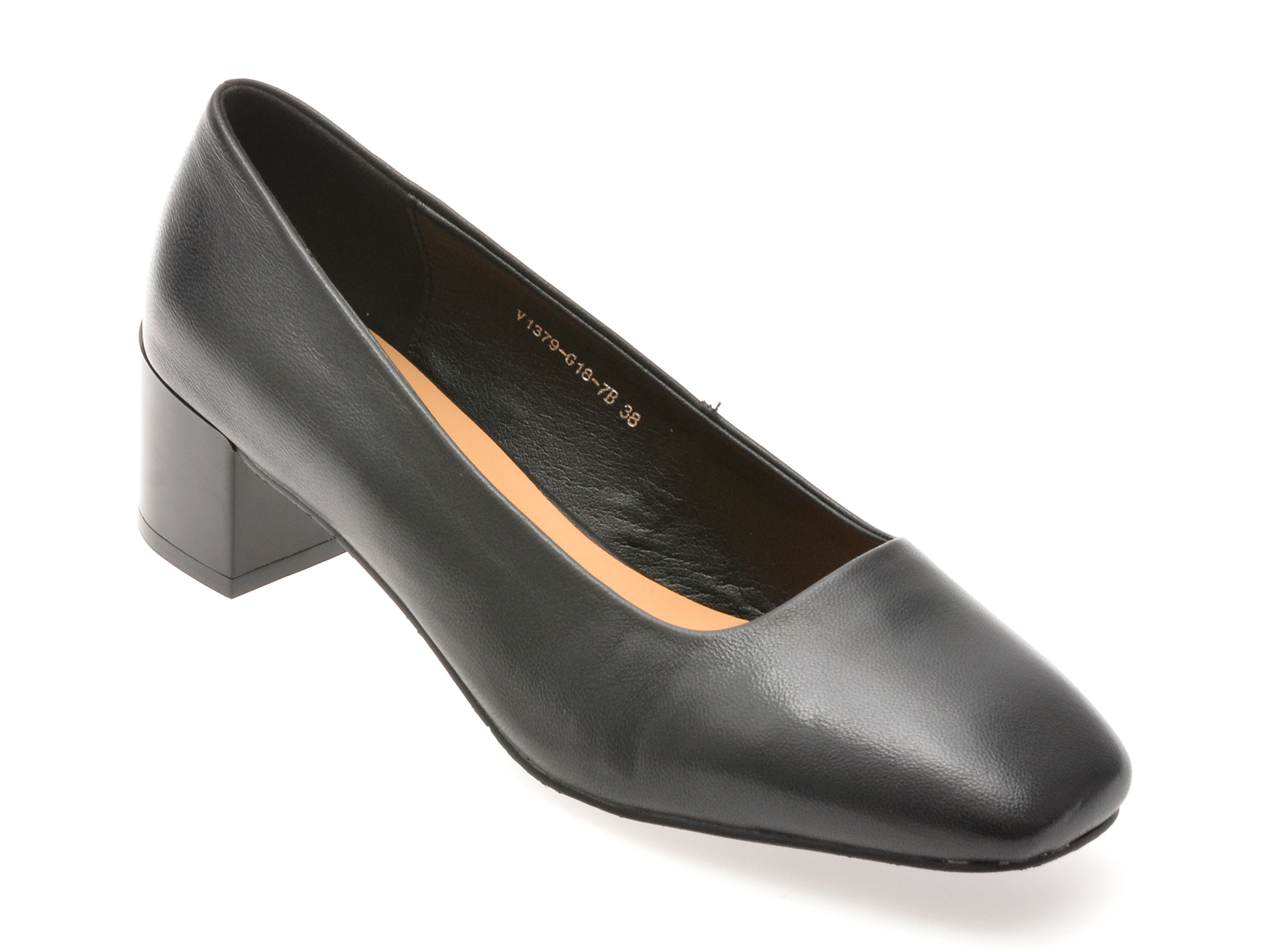 Pantofi EPICA Negru Piele Naturala | Eleganta