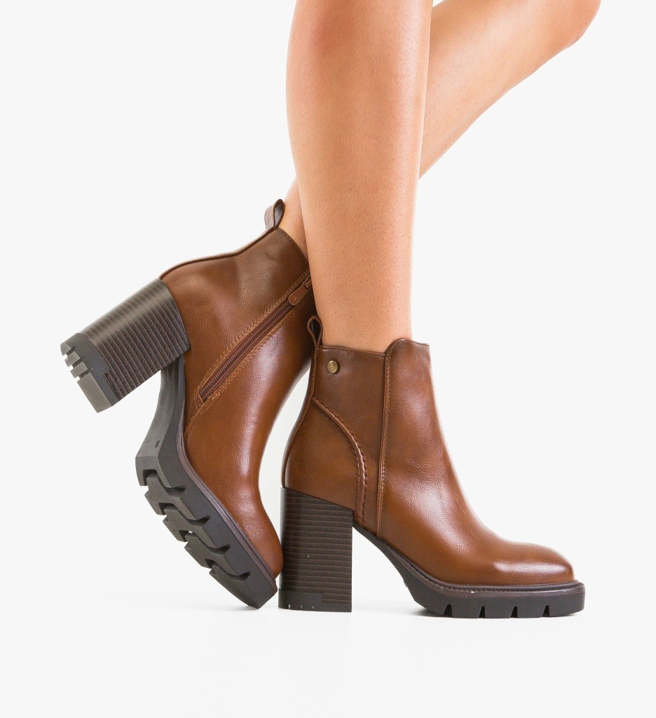 Botine Dama Lowri Camel - Eleganță și Confort - imagine 2
