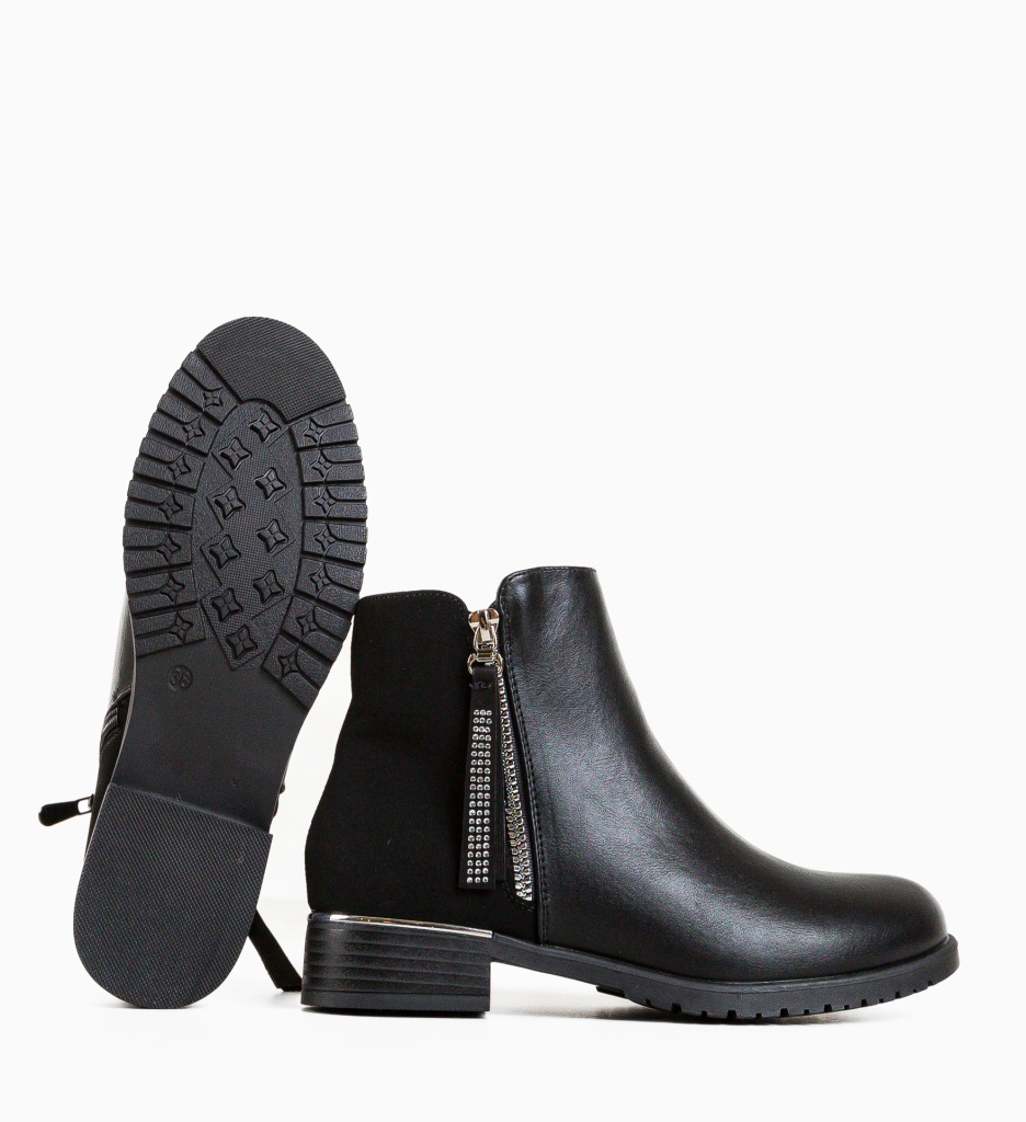 Ghete Arenos Negre Dama - Eleganță Urbană - imagine 6