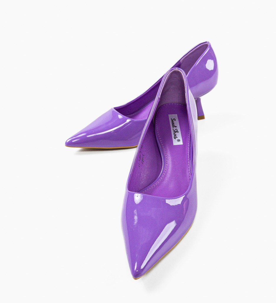 Pantofi cu Toc Lenn Mov | Eleganță Pură - imagine 6