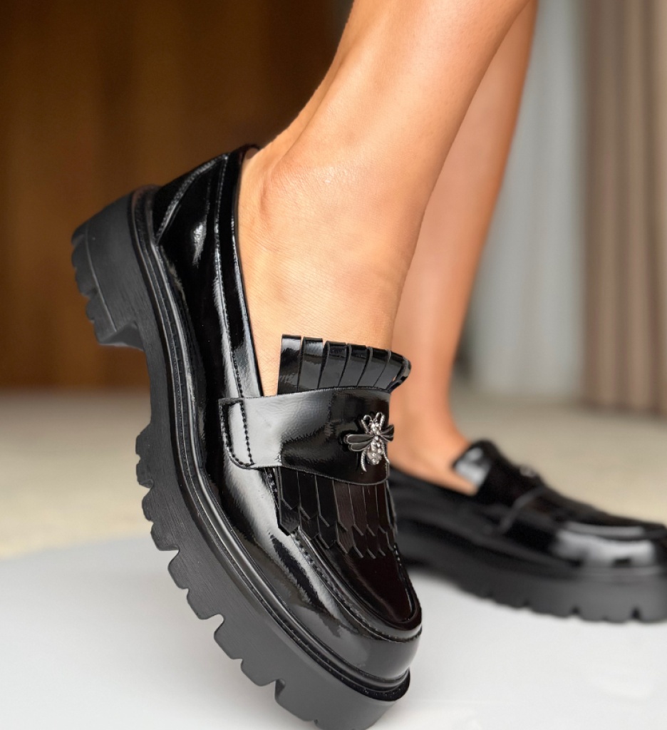 Pantofi Casual Trevy Negri – Confort și Stil - imagine 3