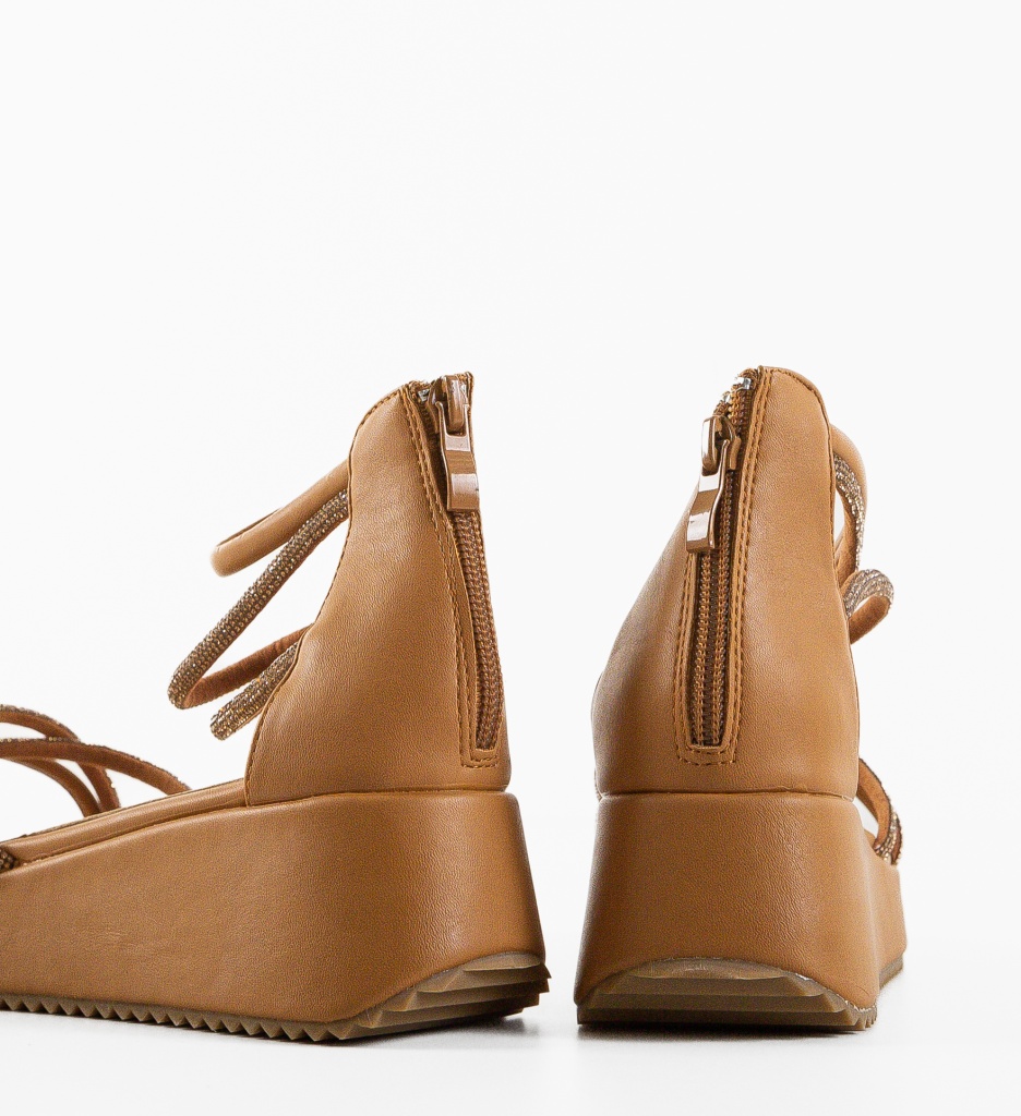 Sandale Dama Brynjar Camel | Confort și Eleganță - imagine 8