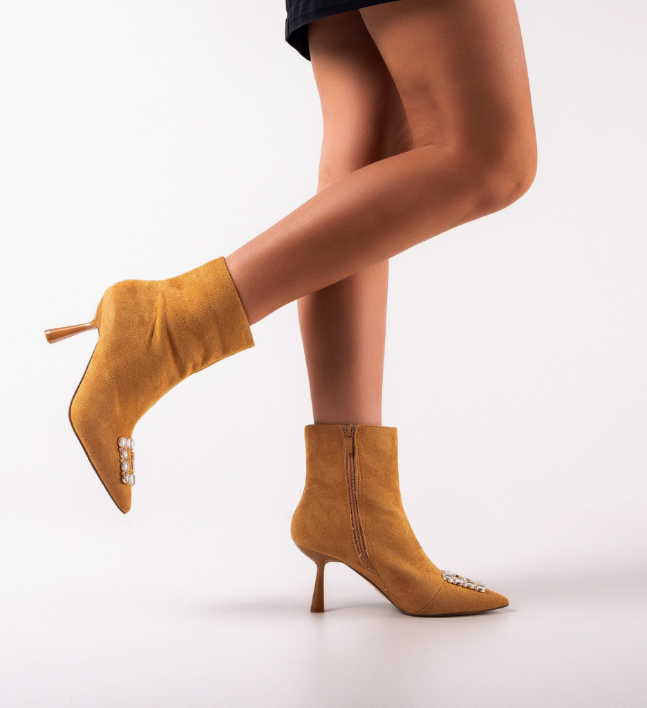 Botine Dama Camel - Eleganță și Confort - imagine 3