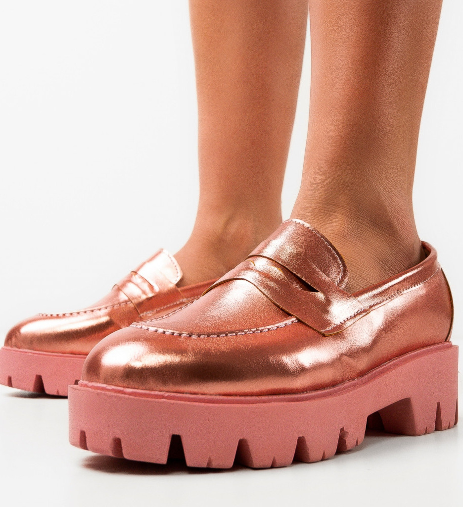 Pantofi Casual Dama Gyna Roz - Confort și Stil - imagine 4