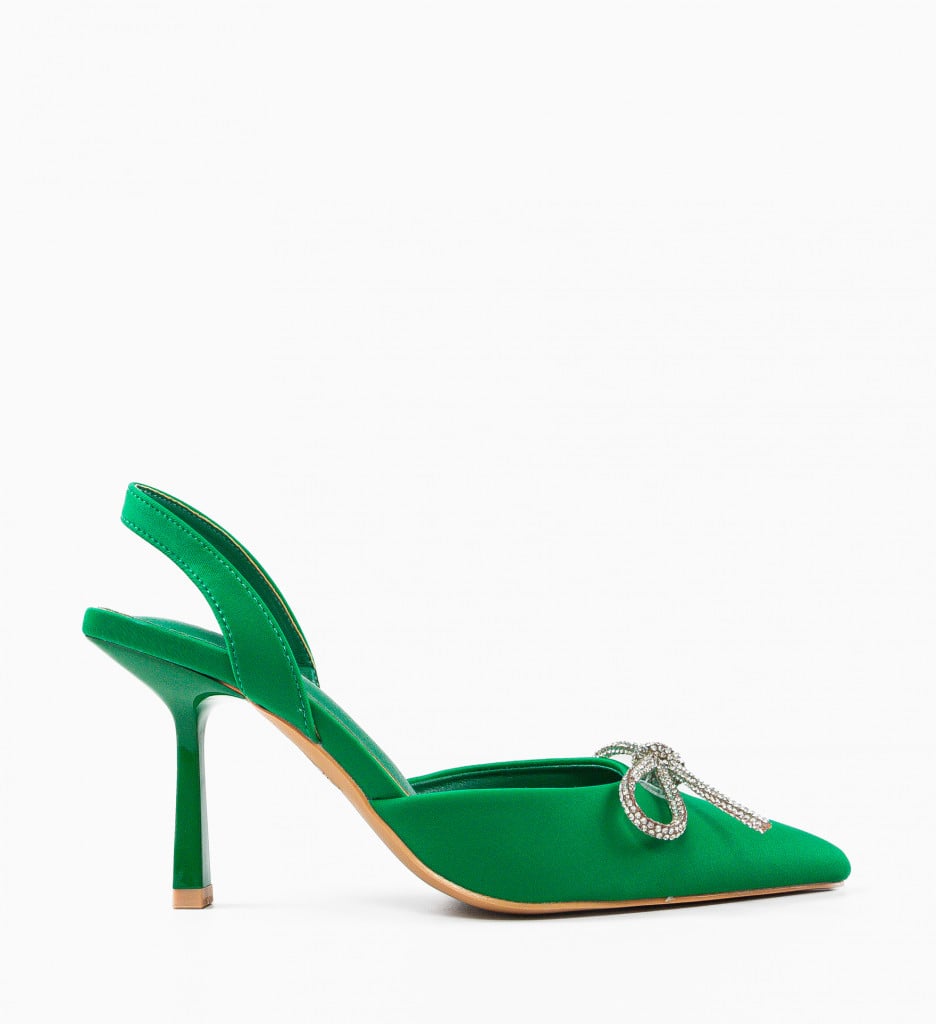 Pantofi cu Toc Julay Verzi - Eleganță Asigurată - imagine 7