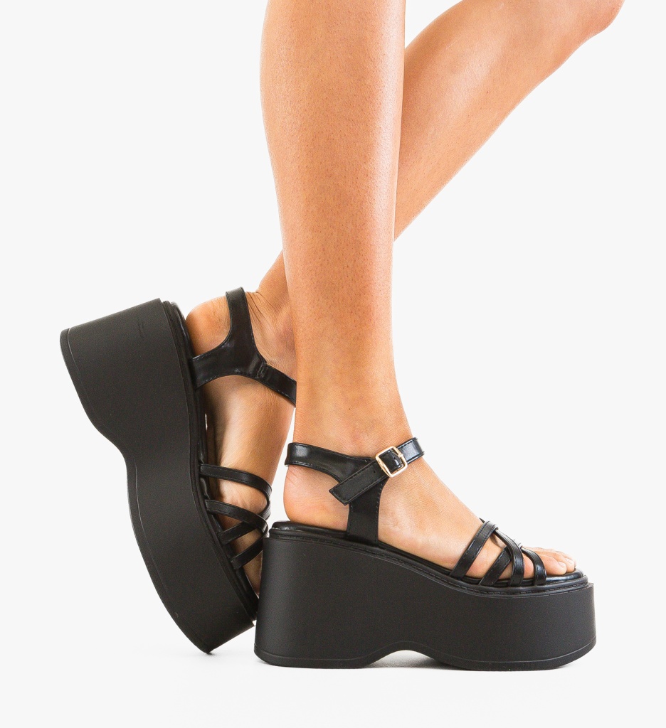 Sandale dama Porter Negre | Eleganță și Stil