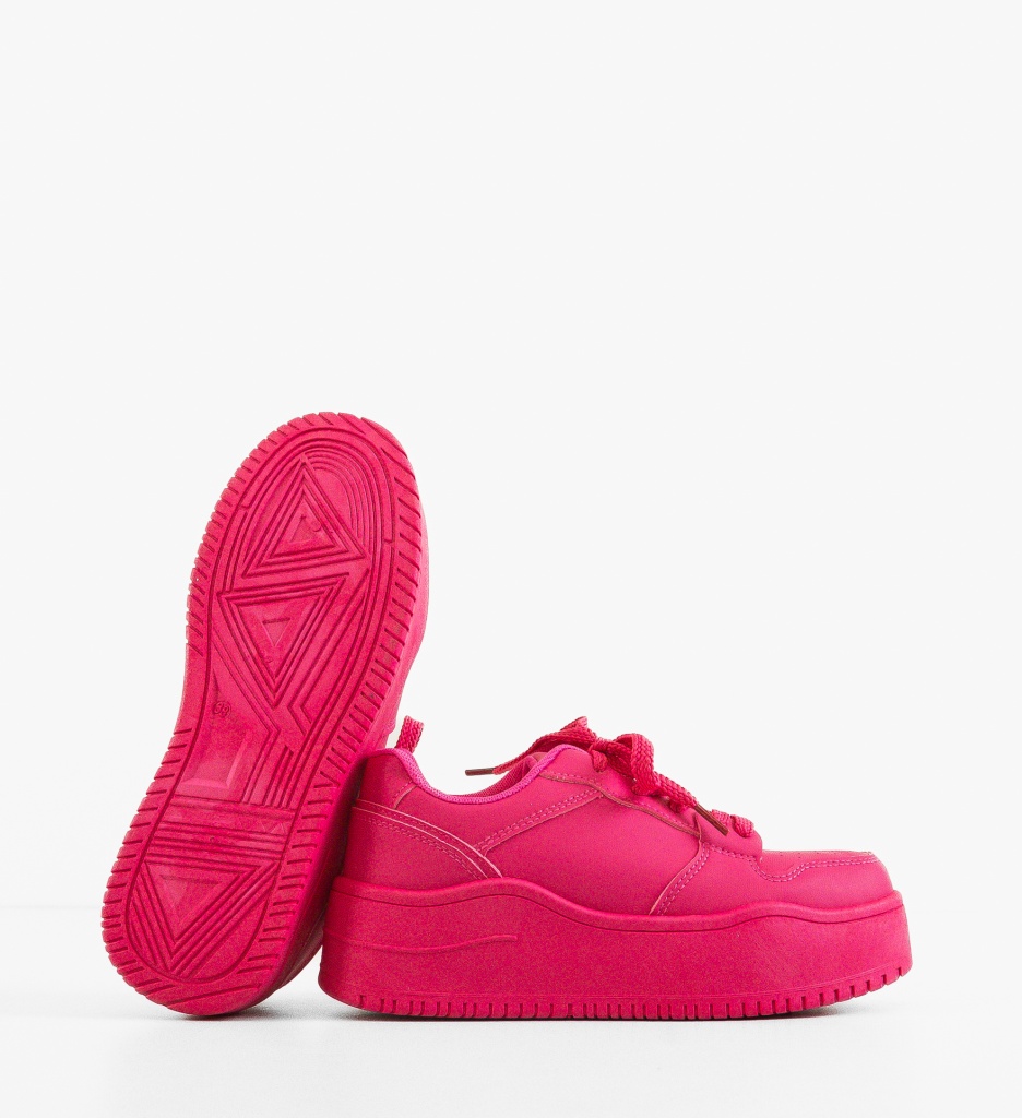 Sneakers Dama Kramy Fuchsia | Confort & Stil - imagine 3