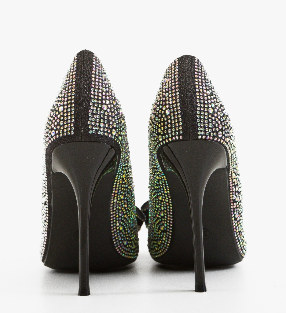 Pantofi dama cu toc Trevino Negri Eleganți - imagine 5