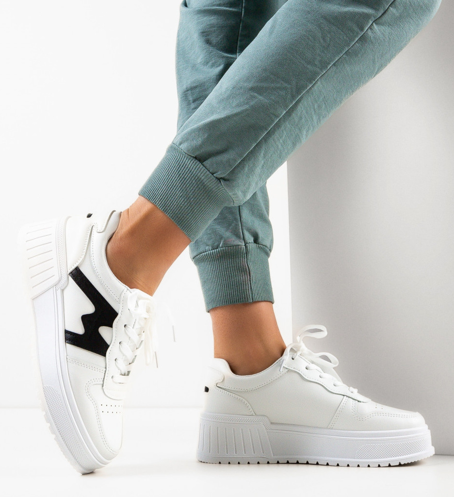 Sneakers Dama Sienna Albi - Stil Modern