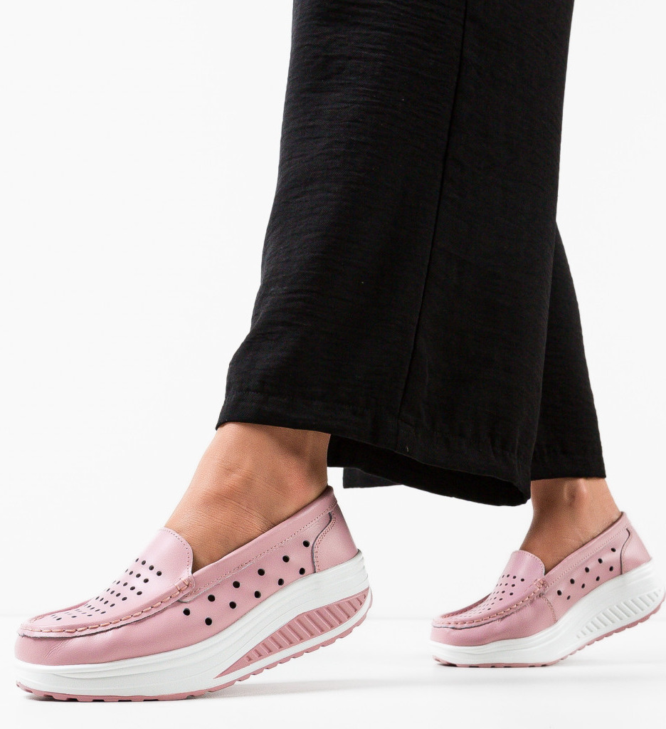 Pantofi Buga Roz - Stil și Confort Casual - imagine 2