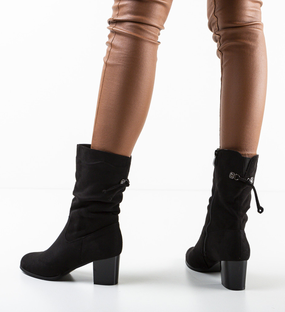 Botine Wella Negre 2 | Eleganță Depurtat - imagine 3