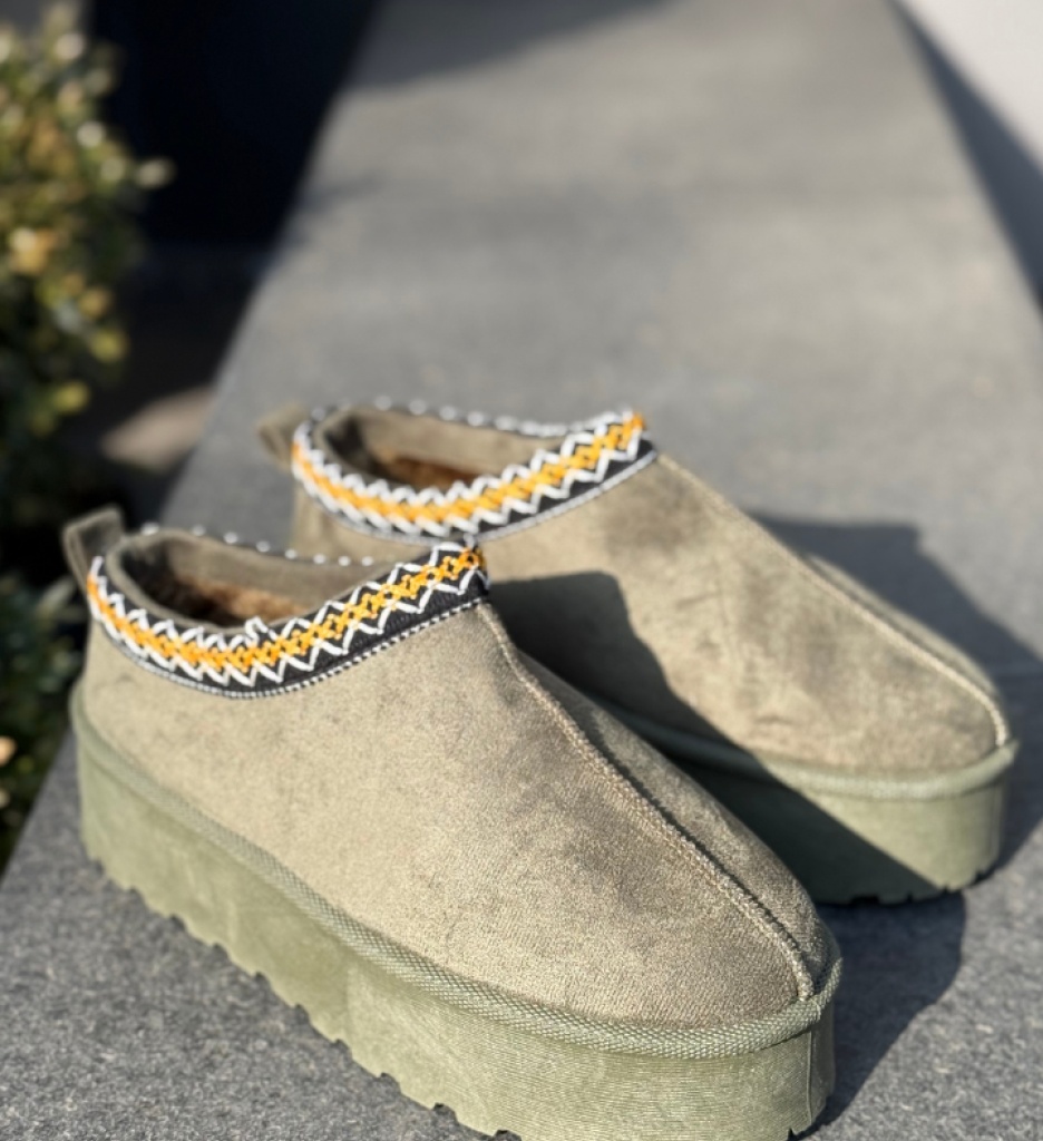 Papuci Ug Koba Khaki - Confort și Stil - imagine 3