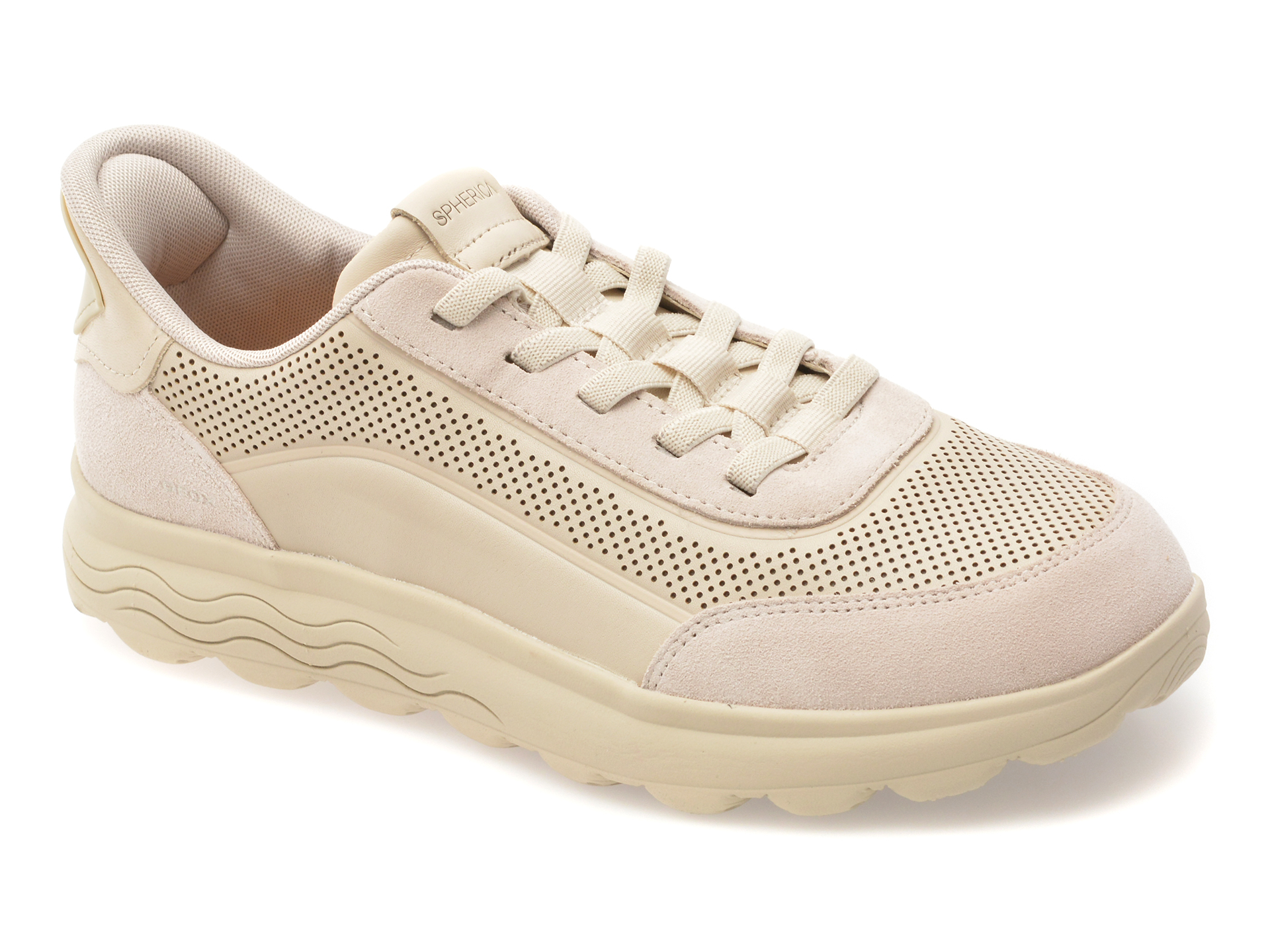Pantofi Sport Geox U65MPC Bej Piele Naturală