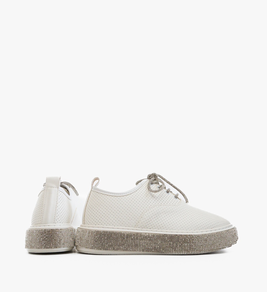 Sneakers Dama Albi Comozi si Stilati - imagine 5