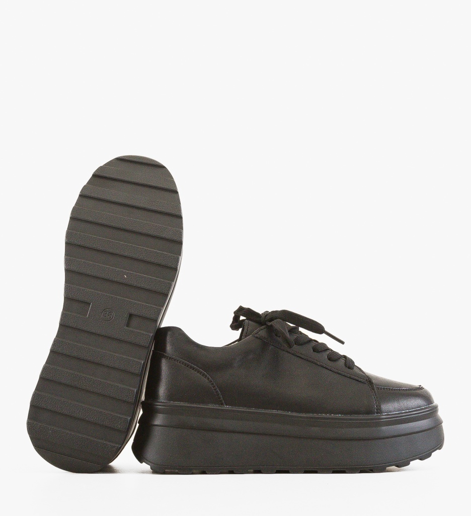 Sneakers Dama Wenom Negri - Confort și Stil - imagine 6