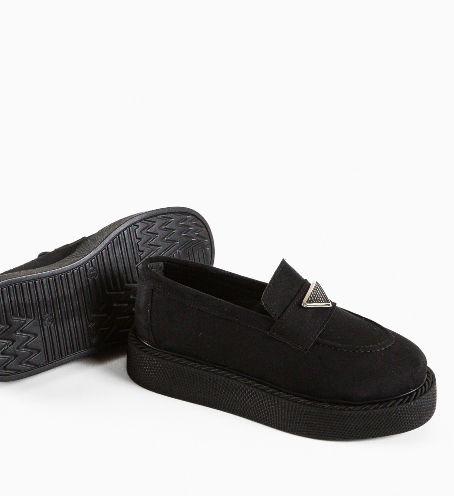 Pantofi Casual Krikri Negri - Confort și Stil Zilnic - imagine 6