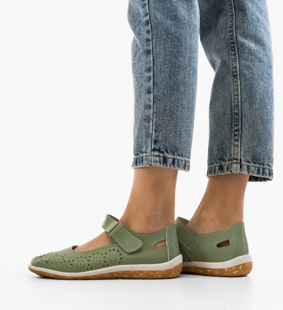 Pantofi Casual Silka Verzi - Confort și Stil - imagine 2