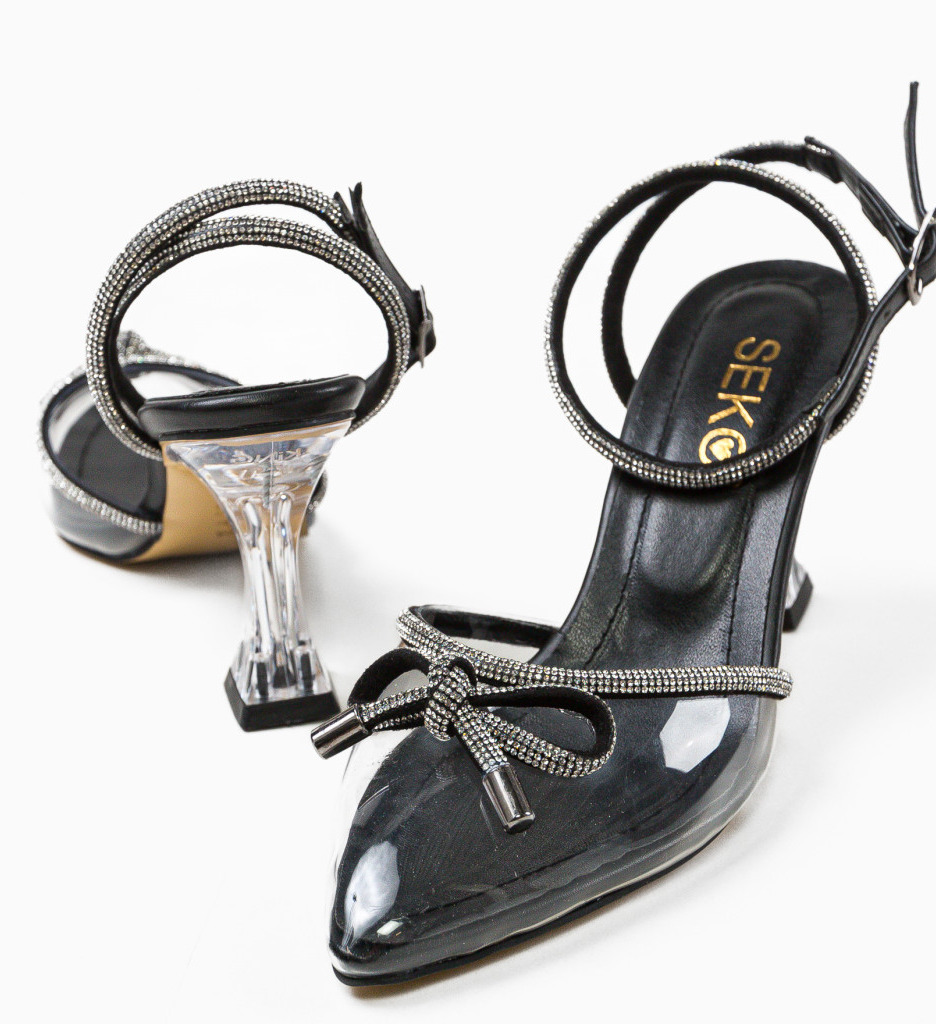 Pantofi Gonte Negri | Eleganță și Confort - imagine 8