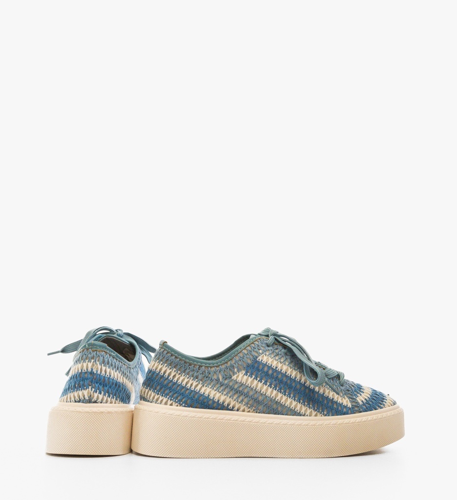 Sneakers Dama Reinbou Albastri - Confort Urban - imagine 4