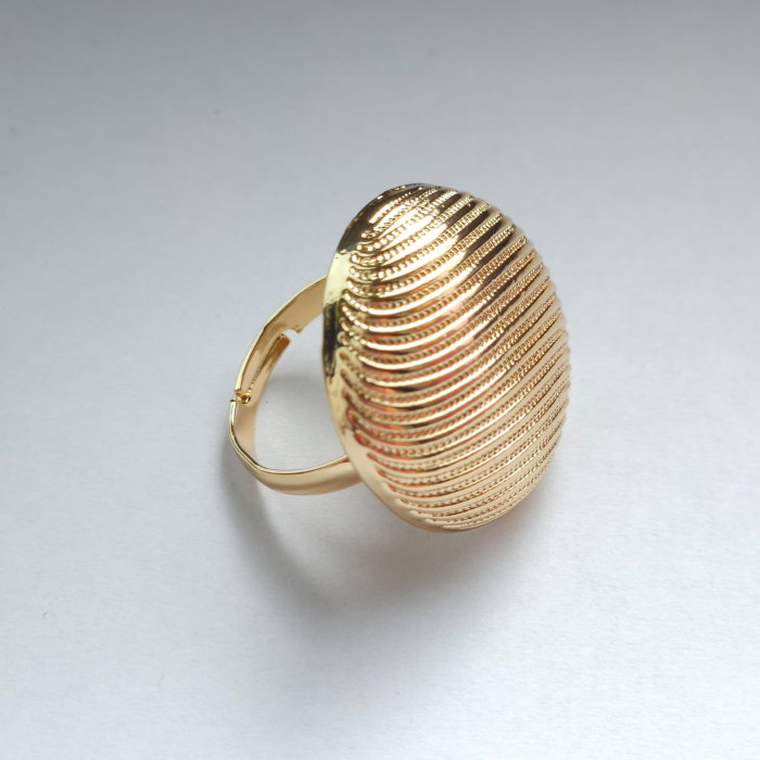 Brosă Inel Esarfă Rotundă Aurie | Shopika