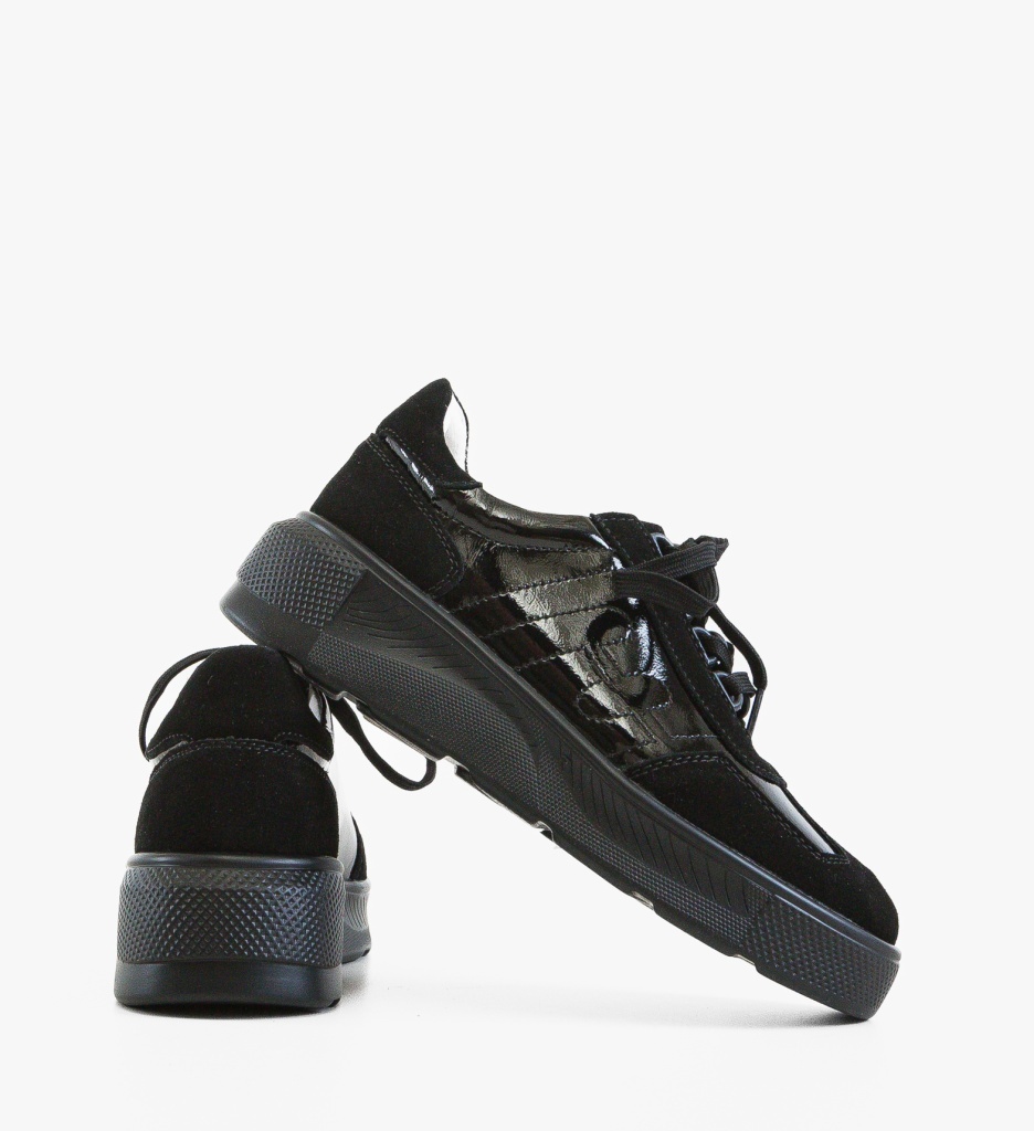 Pantofi Casual Mynbai Negri - Confort & Stil - imagine 4