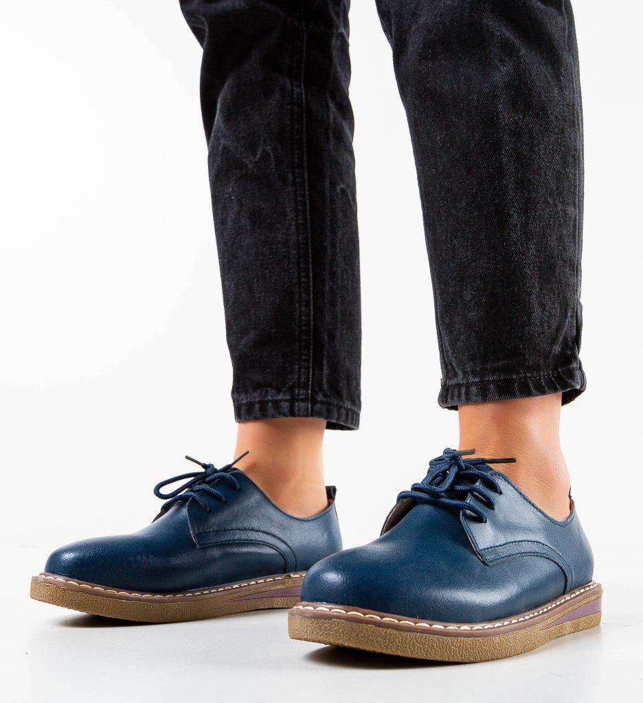 Pantofi Casual Doria Bleumarin - Confort și Stil - imagine 2