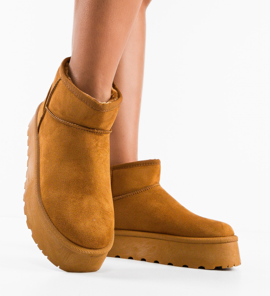 Cizme Dora Camel | Confort și Stil - imagine 3