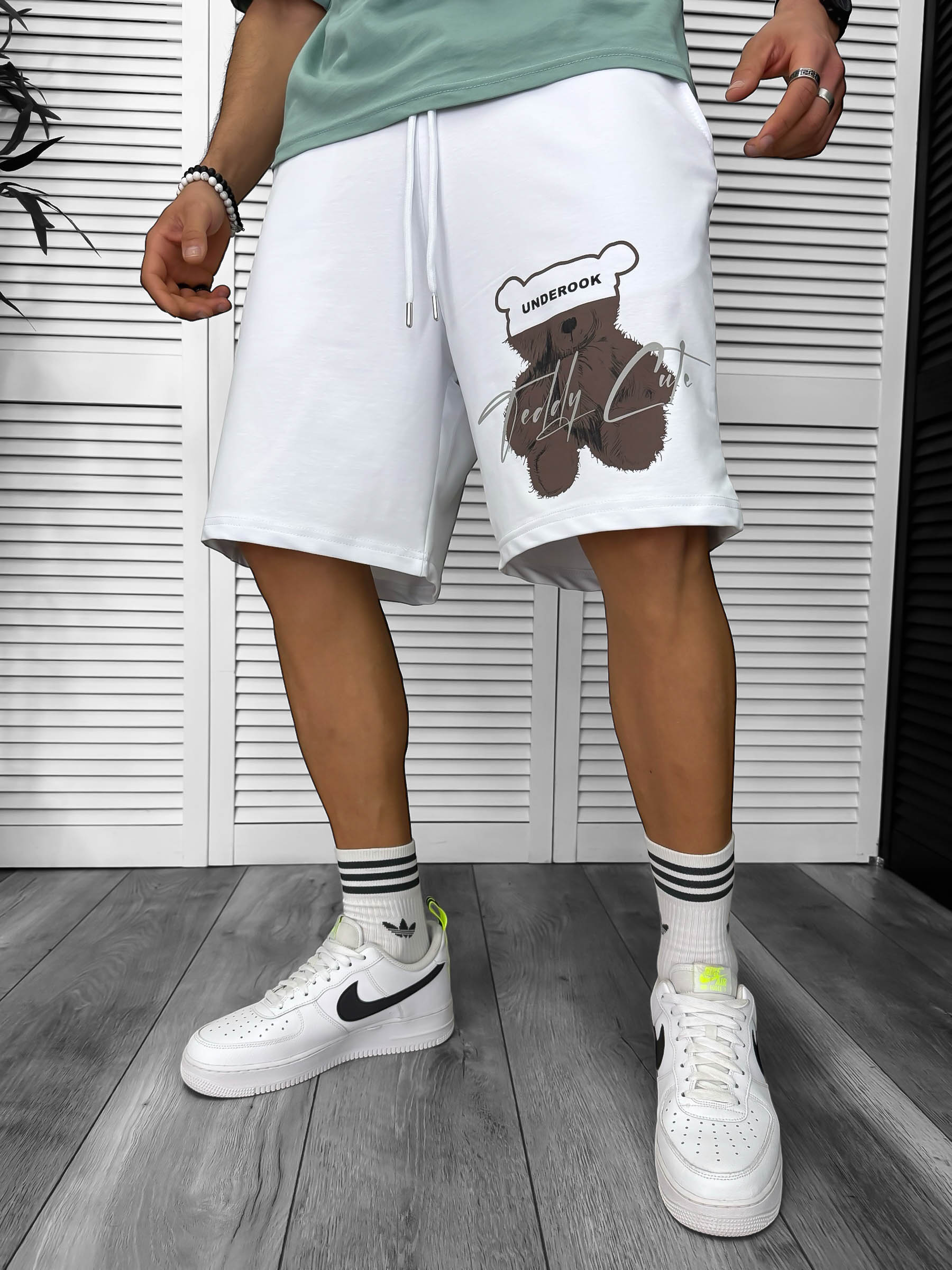 Pantaloni Scurti Trening Barbati cu Imprimeu