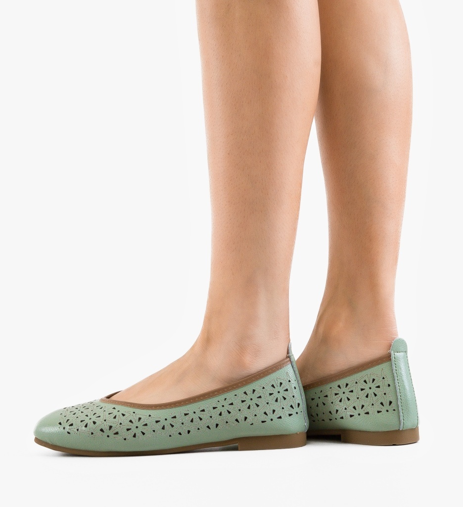 Balerini dama Fros Verzi – Confort Casual - imagine 3