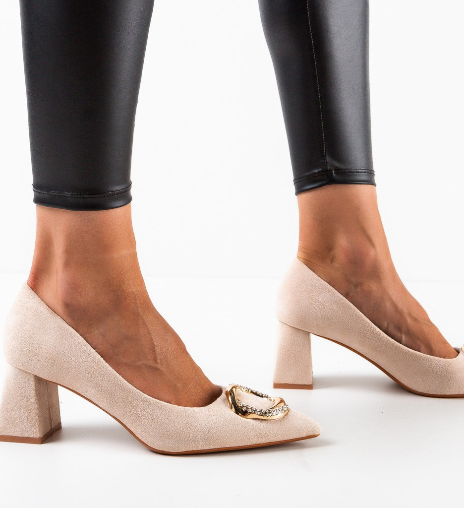 Pantofi Tillie Bej | Eleganță și Confort - imagine 3
