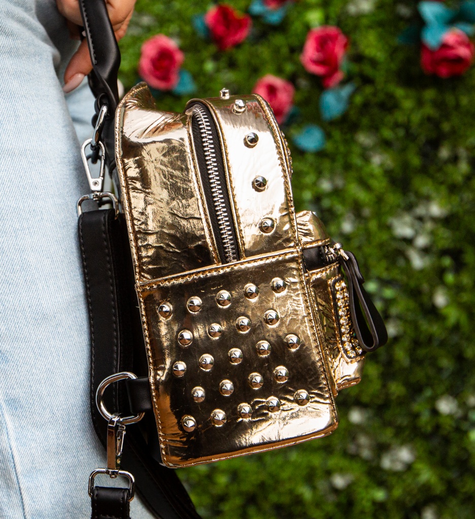 Rucsac Lakreko Auriu Elegant | Stil Modern - imagine 5