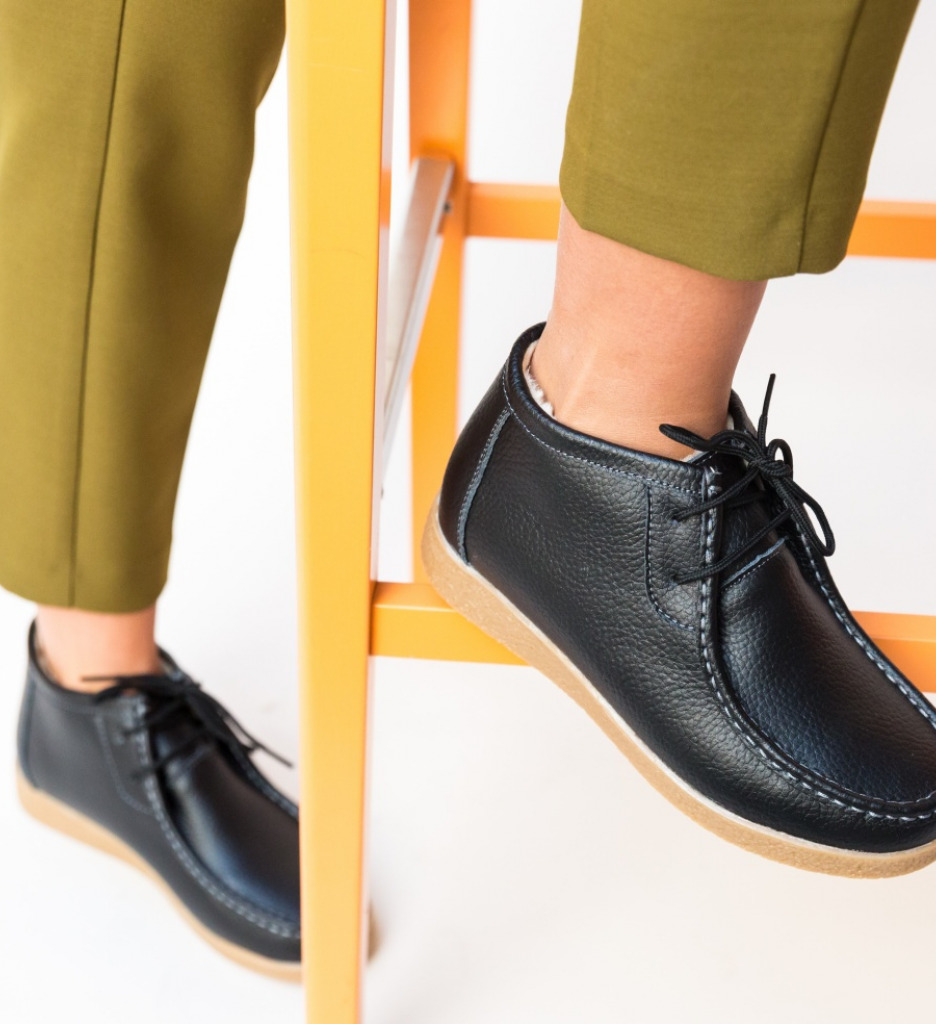 Pantofi Casual Munela Negri - Confort și Stil - imagine 4