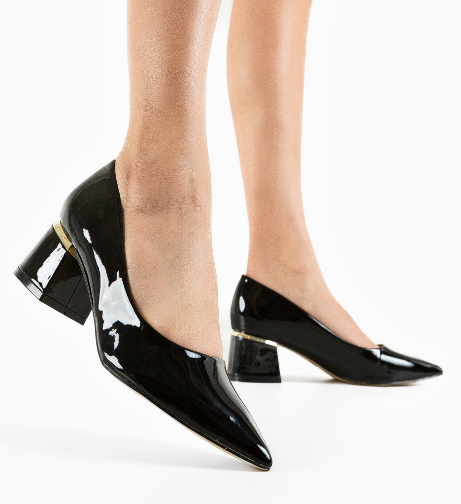 Pantofi Fedlimi Negri - Eleganță și Stil - imagine 2