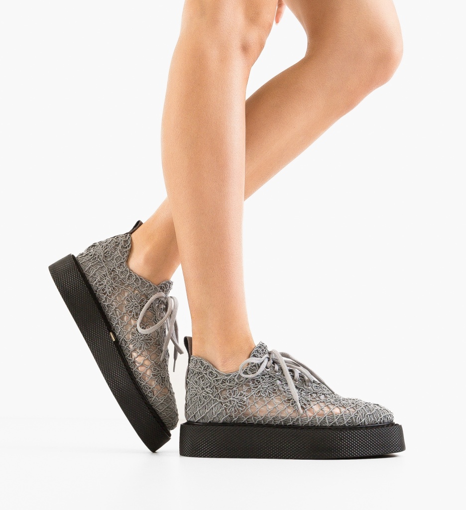 Pantofi Casual Ystory Gri - Confort și Stil