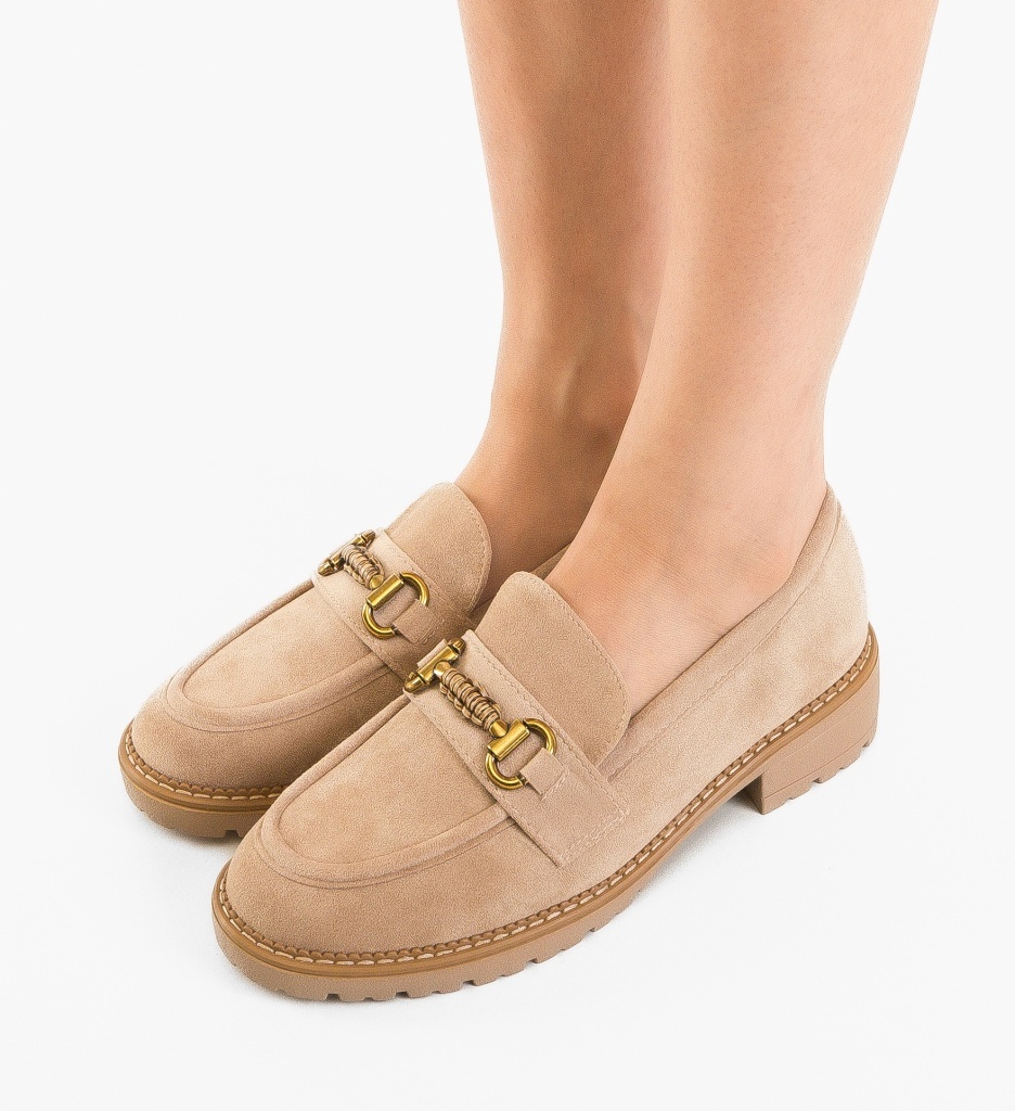 Pantofi Casual Londrey Khaki - Confort Urban - imagine 3