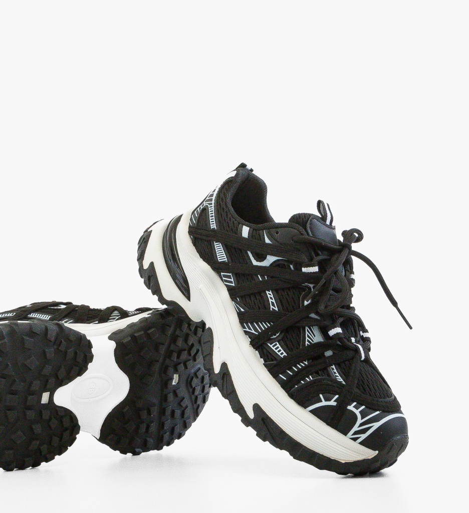 Sneakers Dama Ranbow Negri Sport - imagine 4