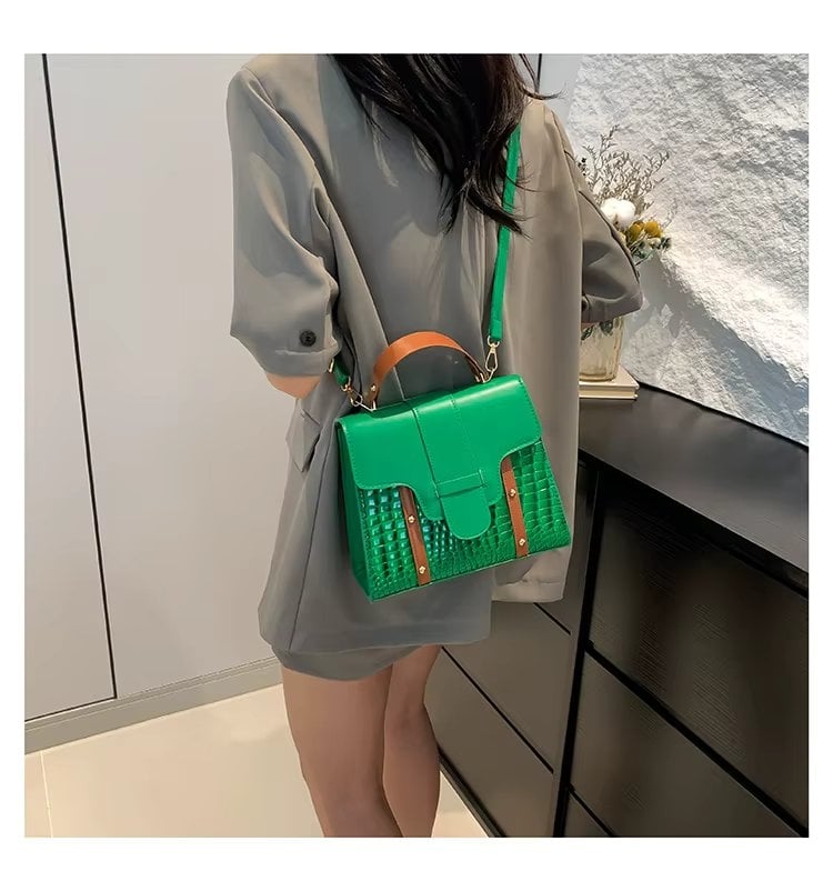 Geanta Dama Delis Verde - Elegantă și Practică - imagine 2