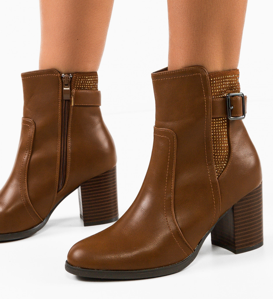 Botine Kiana Camel - Eleganță și Confort