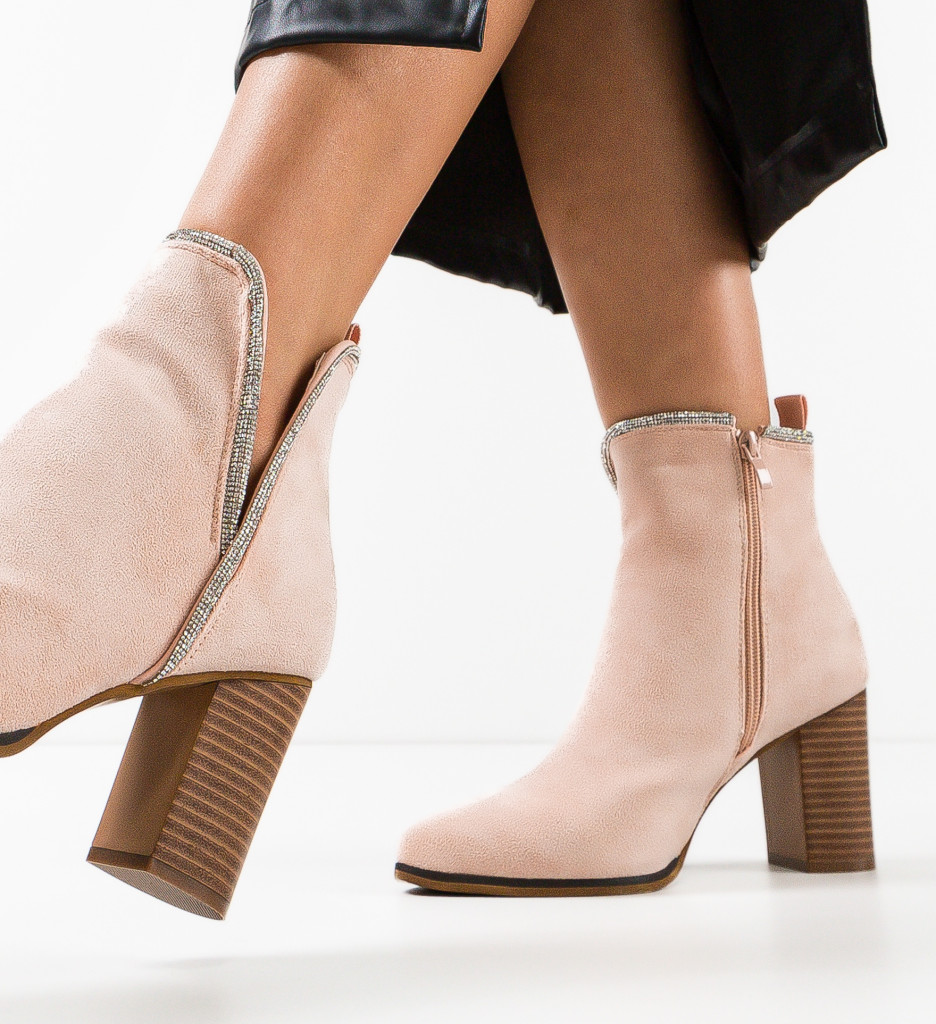 Botine Dama Christe Roz - Eleganță și Confort - imagine 3