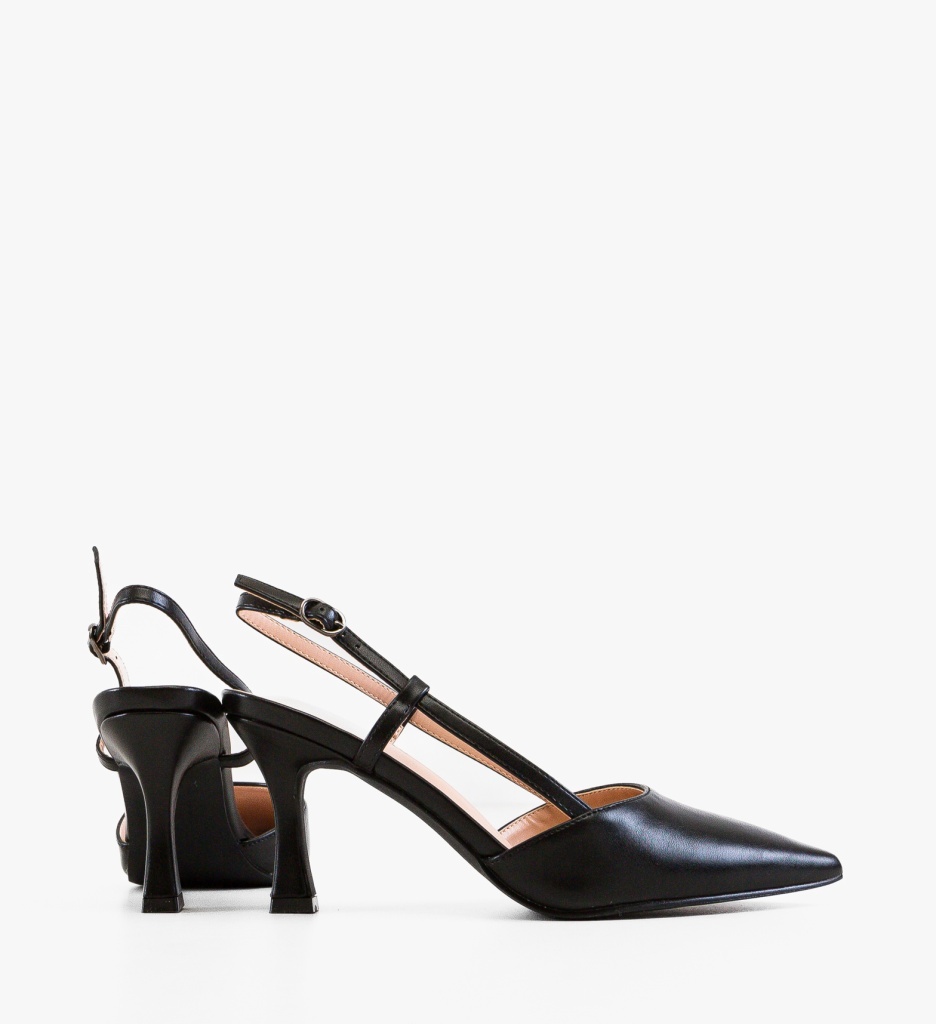 Pantofi Stiletto Nilop Negri Eleganți - imagine 4