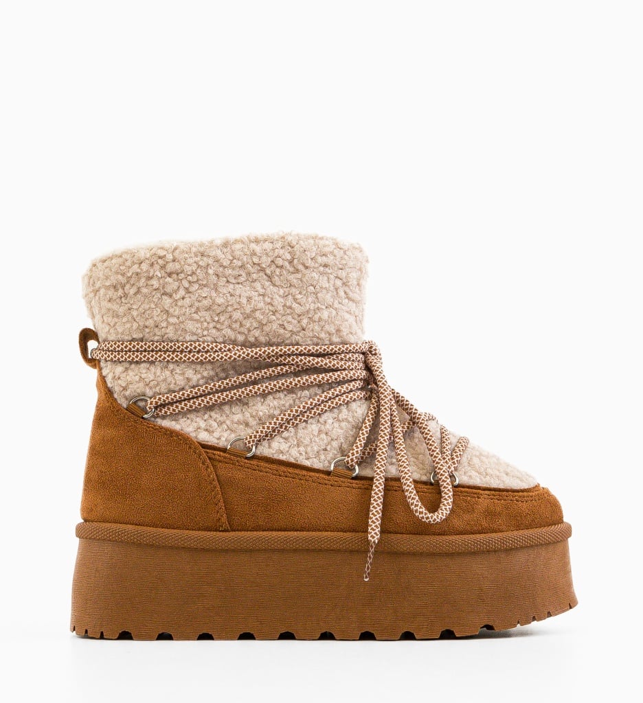 Ghete Dama Kmile Camel | Eleganta si Confort - imagine 6