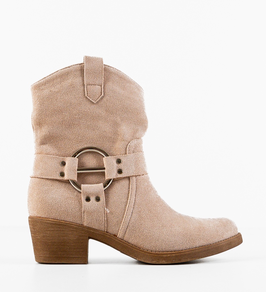 Botine Dama Szymo Bej - Eleganță și Confort - imagine 3