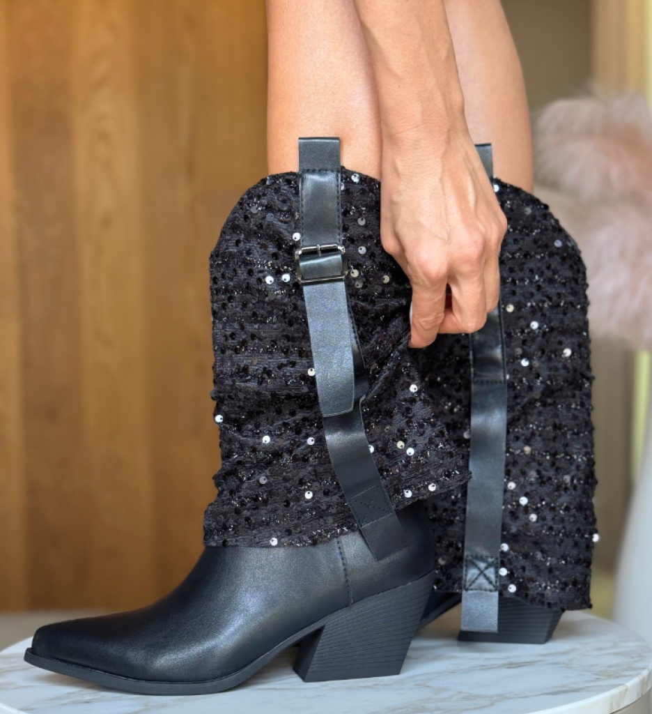 Cizme Dama Inga Negre - Eleganță și Stil