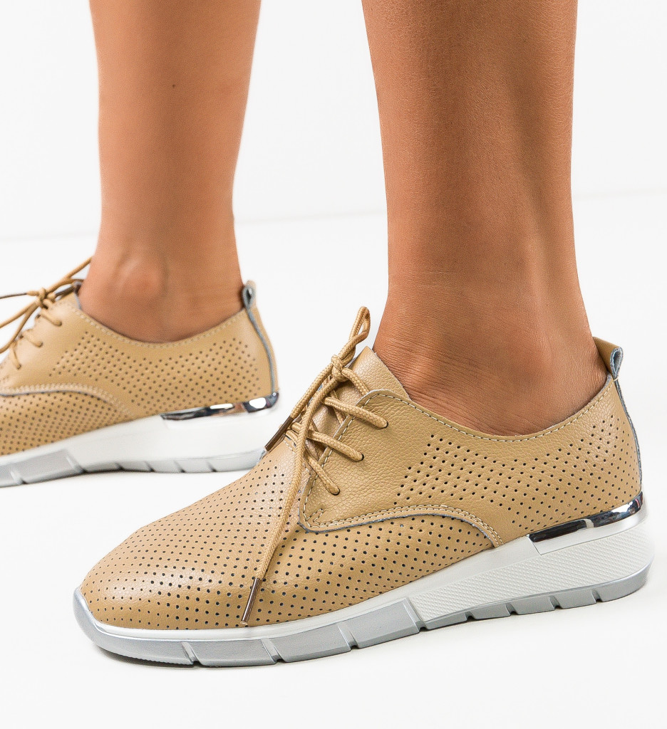 Pantofi Casual Albert Bej - Confort și Stil - imagine 4