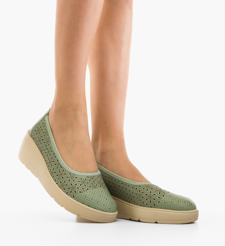 Platforme Dama Verzi Kamiz | Look Modern Casual