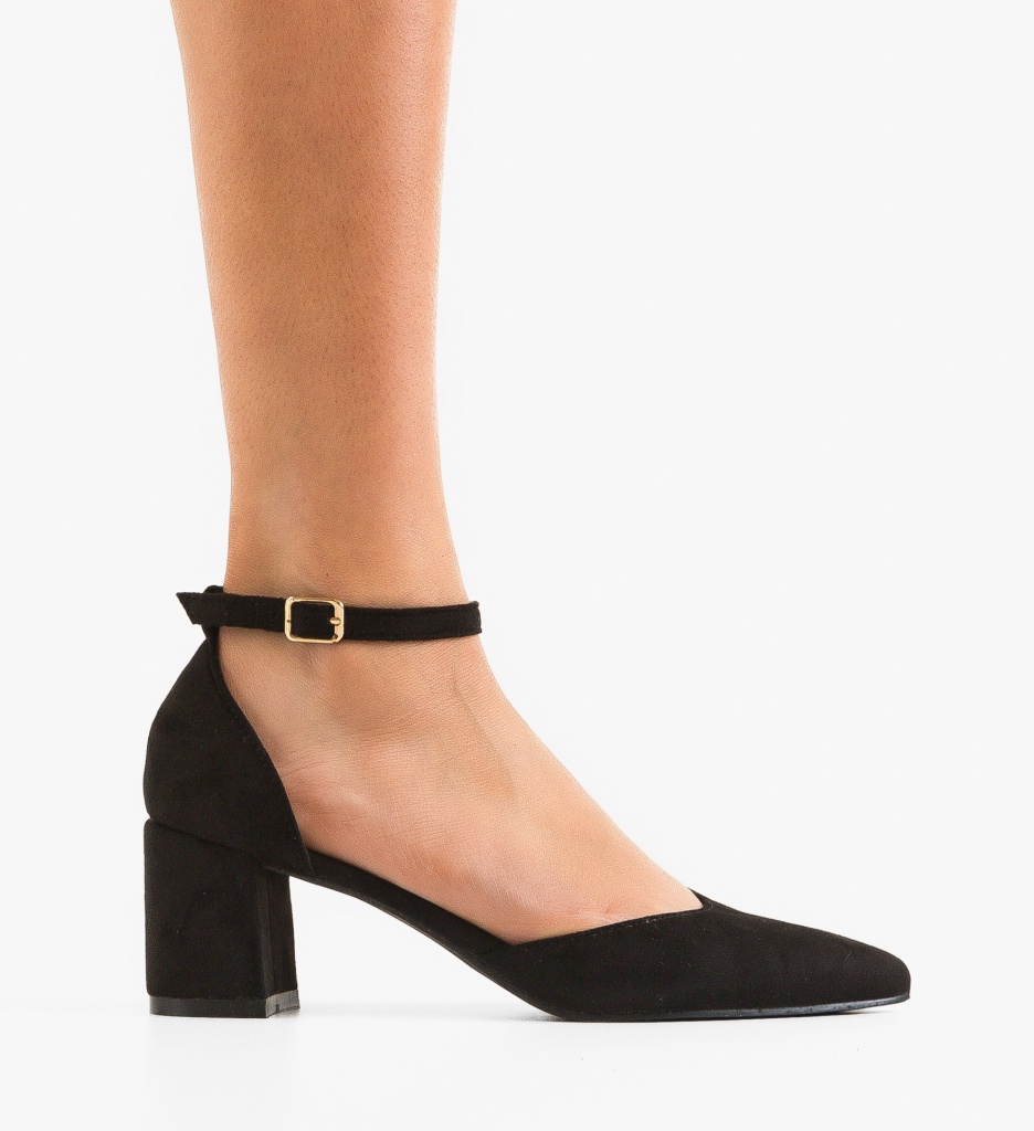 Pantofi Dama Lyleyo Negri Eleganți - imagine 6