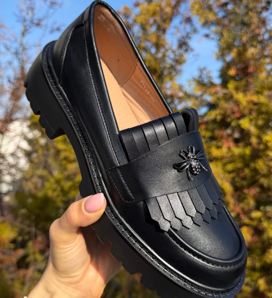 Pantofi Casual Trevy Negri 2 - Confort Stilat