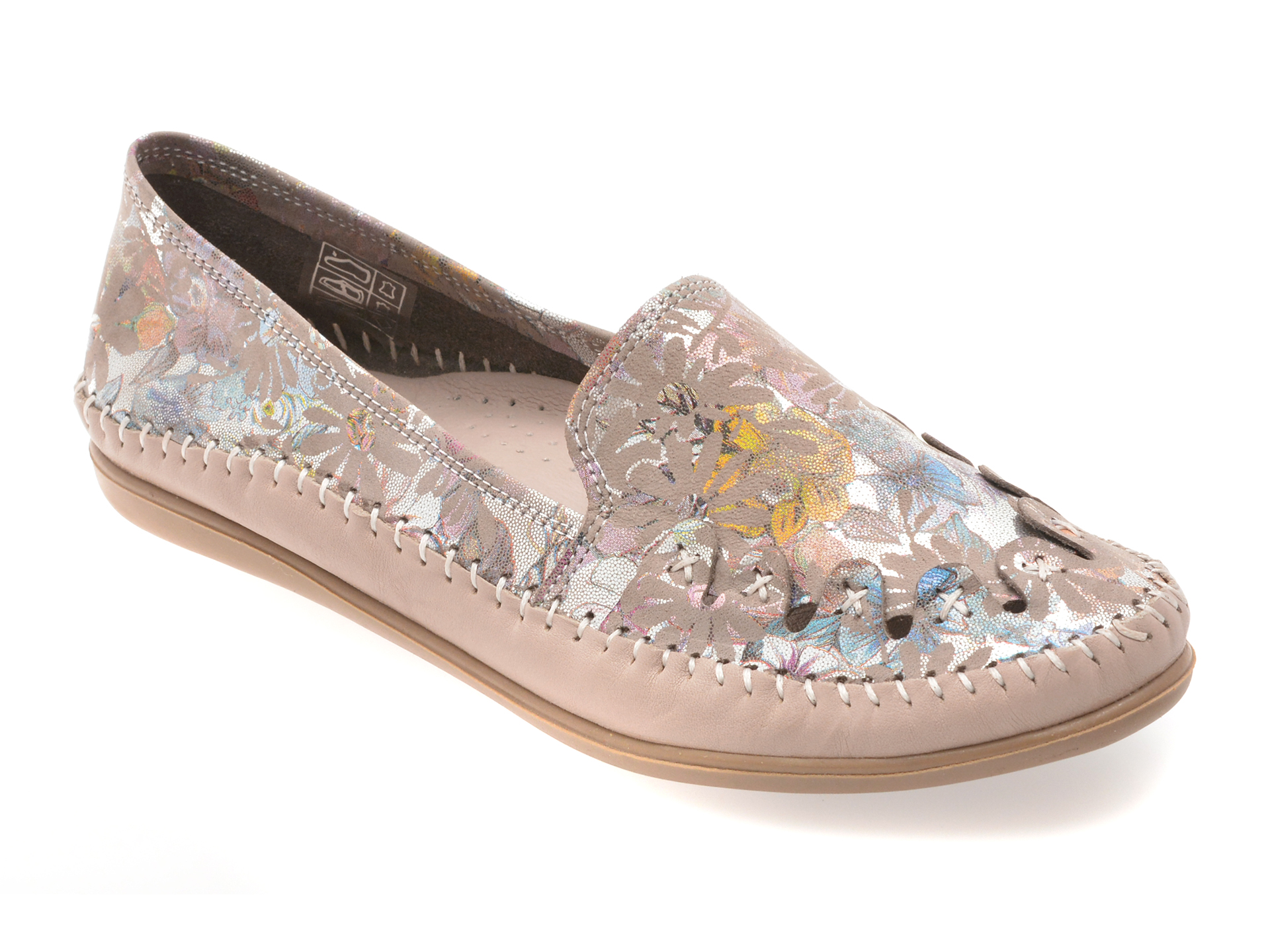 Pantofi Flavia Passini Bej Piele Naturală Confort