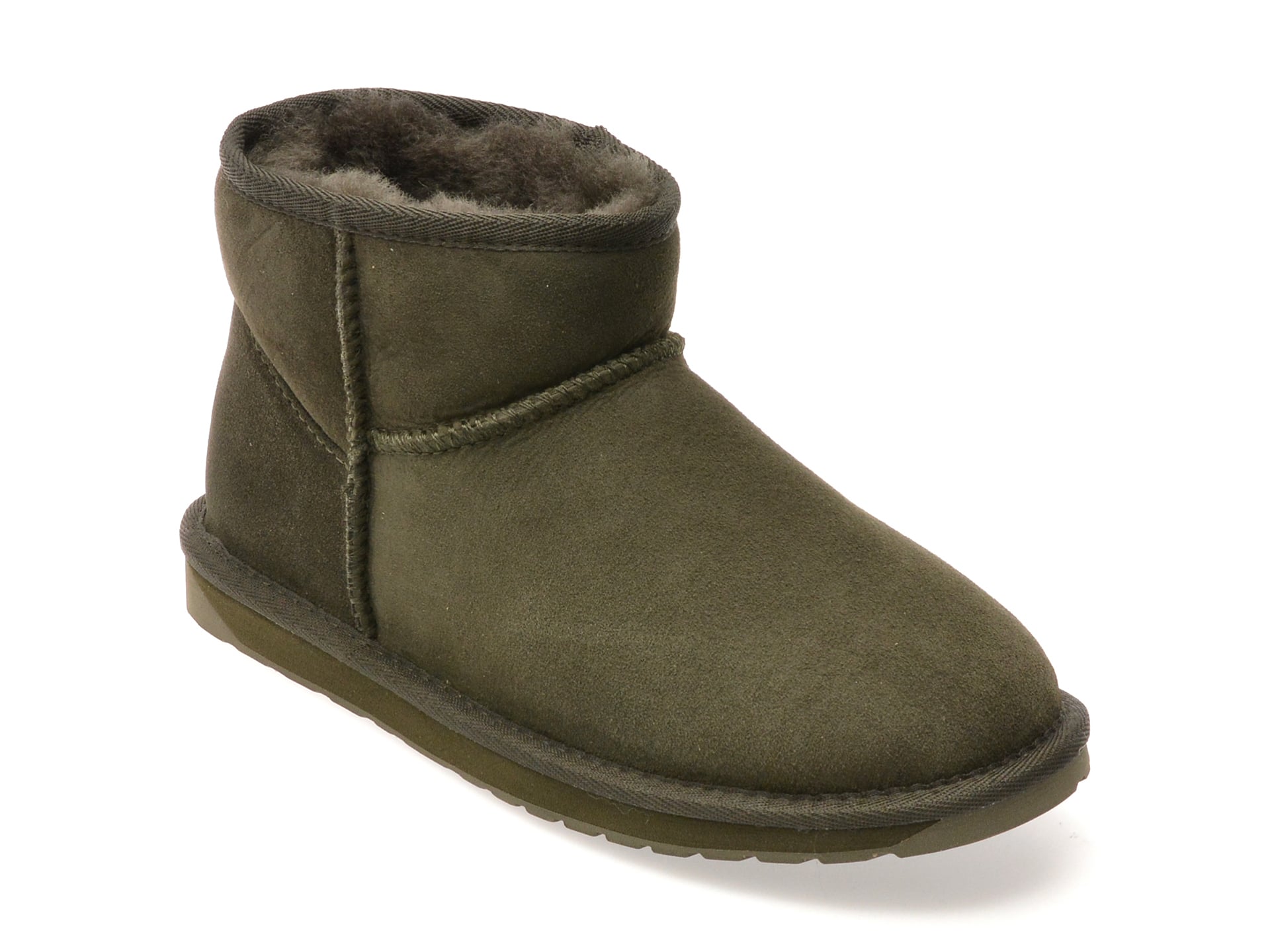 Ghete EMU Stinger Micro Verde Piele Intarsa