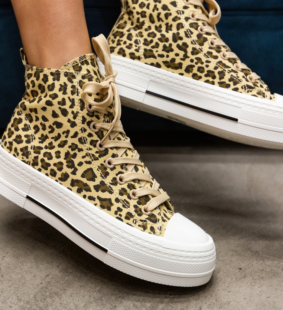 Sneakers Dama Sketty Print Comod & Modern